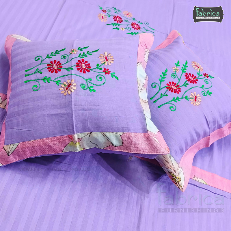 Decor classic Designer Embroider 8 pcs pure Cotton Deewan Set.