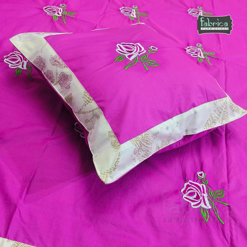 Decor classic Designer Embroider 8 pcs pure Cotton Deewan Set.