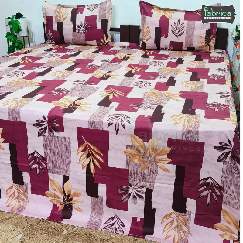 Utsav Mahal Super King Size  pure Cotton printed  Bedsheet