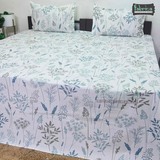 Fabby Decor Designer Kingsize Printed Pure Cotton Bedsheet