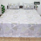 Fabby Decor Designer Kingsize Printed Pure Cotton Bedsheet