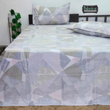 Fabby Decor Designer Kingsize Printed Pure Cotton Bedsheet