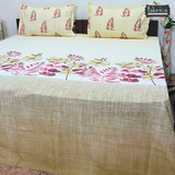 Fabby Printed  Pure Cotton Bedsheet set