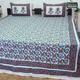 Decor Designer  Pure Cotton Printed Double Bedsheet