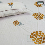 Fabby Home Designer Embroider king Size Bed Sheets