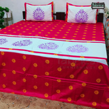 Fabby Royal Designer Embroidered king Size Bed Sheets