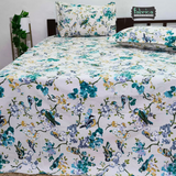 Anokhi Printed King Pure Cotton King Size Bedsheet Set