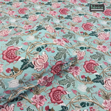 Anokhi Printed King Pure Cotton King Size Bedsheet Set