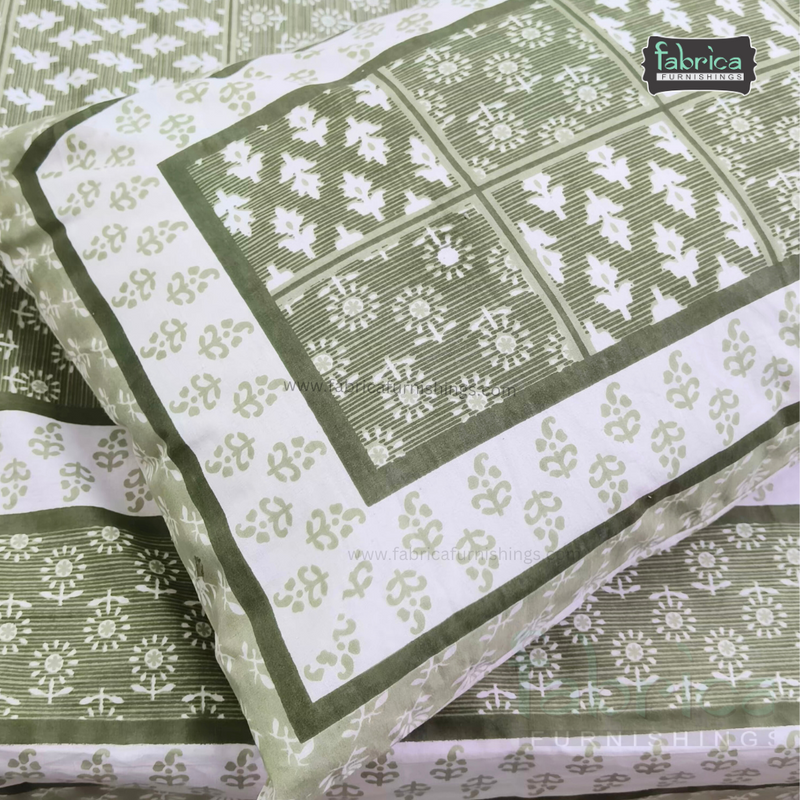 Rangbirangi Printed Single Bed Pure Cotton Bedsheet Set