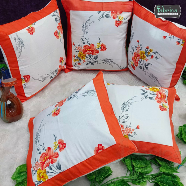 Mix & Match Pure Cotton Printed Cushion Covers (Set of 5 Pcs )