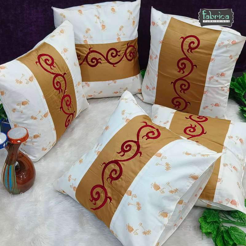 Royal Cushion Covers(Set of 5).