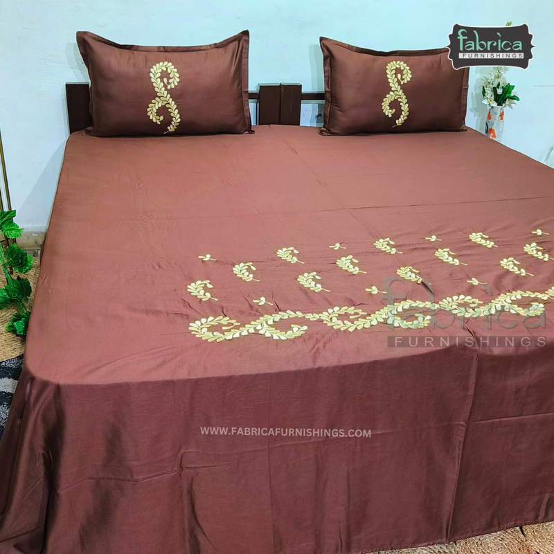 Designer Embroider king Size Bed Sheets