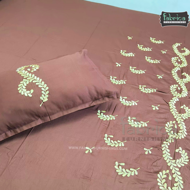 Designer Embroider king Size Bed Sheets