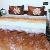 La Cozy  Decor Designer Super King size Printed Pure Cotton Bedsheet