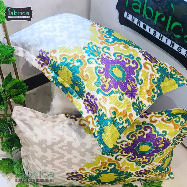 Fabby Printed Pillow Covers only.