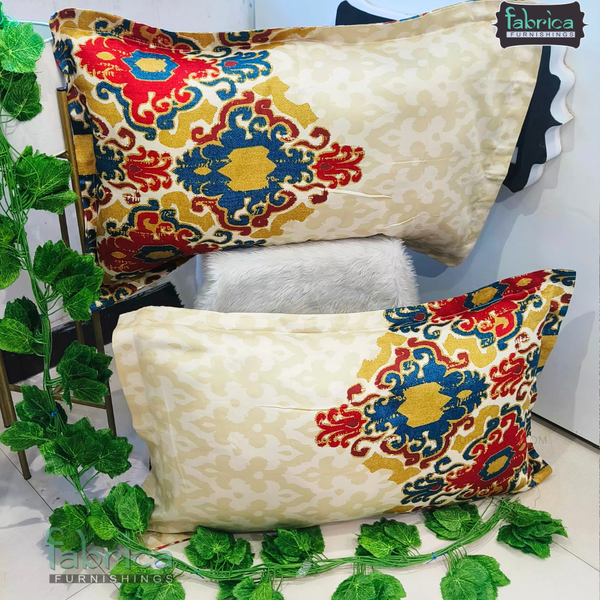 Fabby Printed Pillow Covers only.