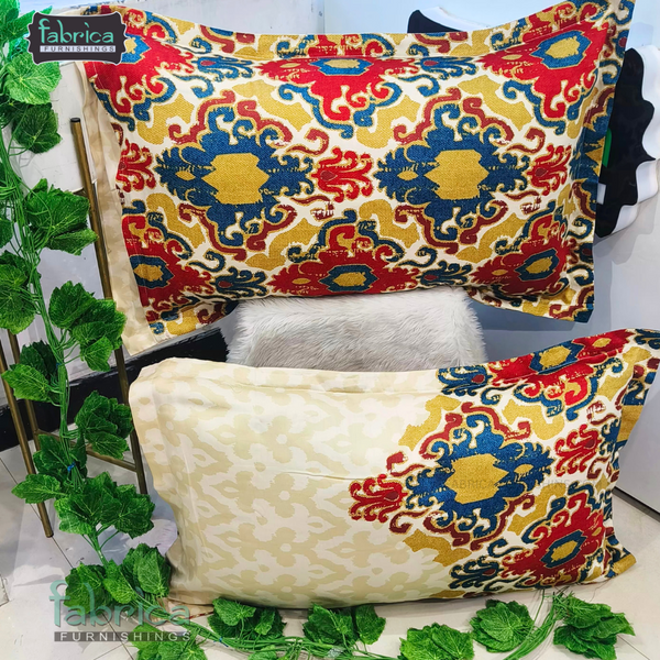 Fabby Printed Pillow Covers only.