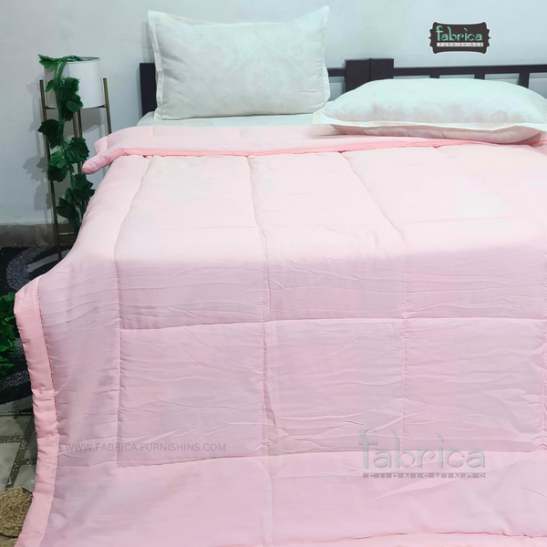 Homely Pure Cotton King Size Solid Quilted Comforters