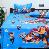 Kidzee cartoon Print Cotton Double Bedsheet