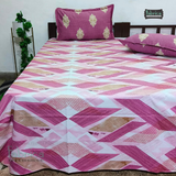 Omega Double Bed pure cotton printed Bed Sheets