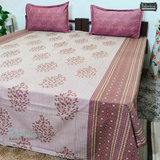 Omega Double Bed pure cotton printed Bed Sheets