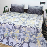 La Cozy Decor Designer Print Cotton King Size Bed Sheets