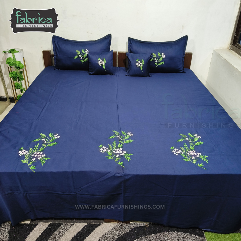 Decor Designer Embroidery Kingsize Double Bedspread