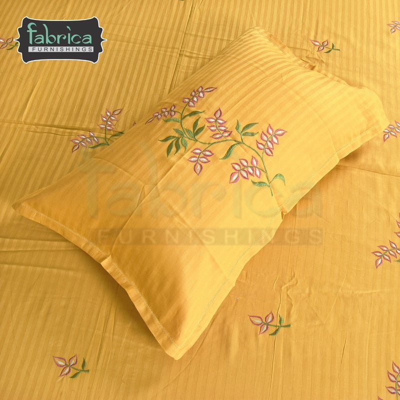 Decor Designer Embroidered Cotton king Size Bed Sheets